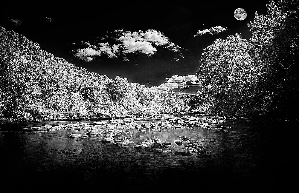 Moon Over The Buffalo National River